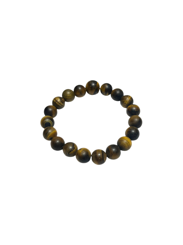 ALPHA BY FRANCO - Stone bracelet - Matte Tiger Eye 10mm