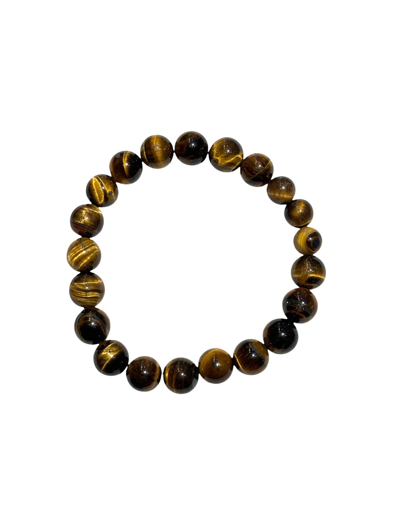 ALPHA BY FRANCO - Stone bracelet - Glossy Tiger Eye 10mm