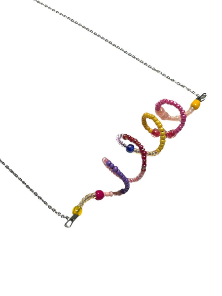 CONTRASTE - Spiral Beaded Necklace - 3