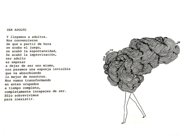 CONSUELO Y PUNTO - Art Print - Ser Adulto Poema