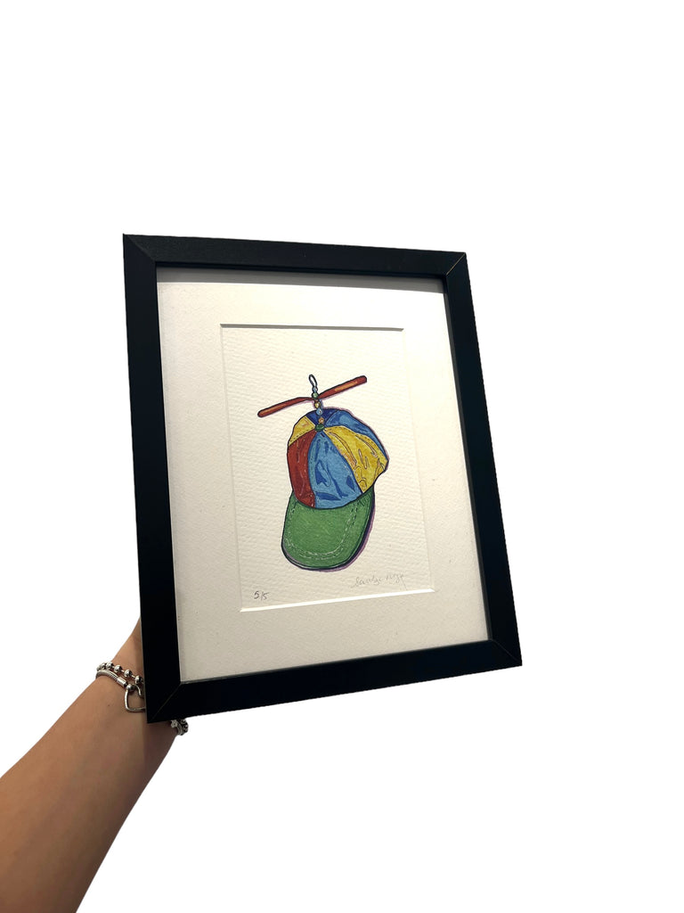 SARITZA MARTÍNEZ -  Framed Print - Fan