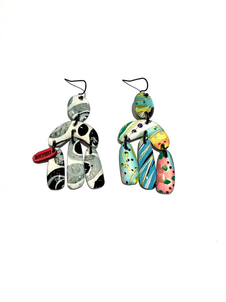 CAMBALACHE BY VIRGINIA NIN - Small Reversible Earrings - 01