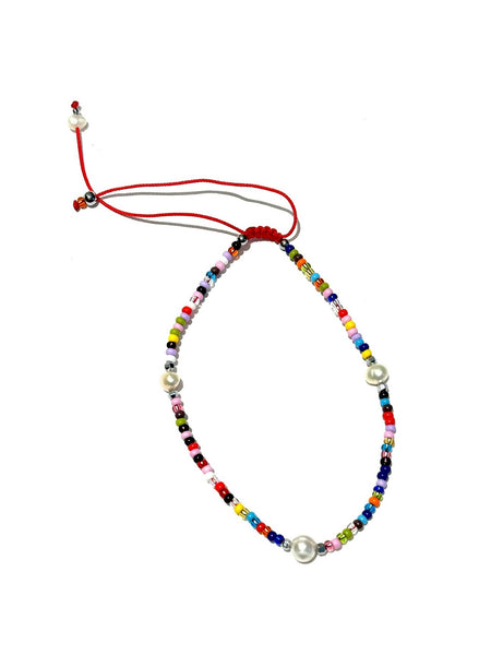 E-HC DESIGNS- Seed Beads Adjustable Anklet (more styles available)