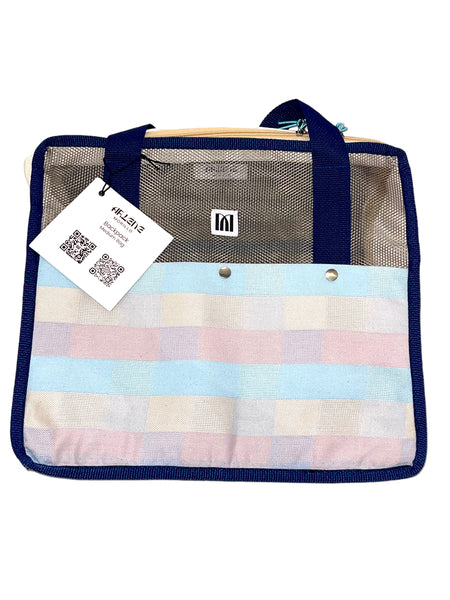 ARLENE MORILLO - Medium Backpack - Navy Blue - Pastels