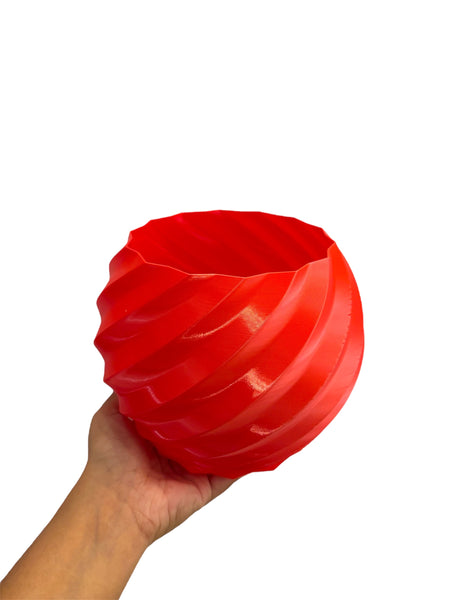 WATRIC - Red Spiral Planter (different sizes available)