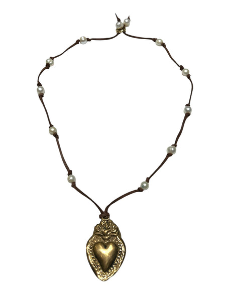 MONIQUE MICHELE- Sacred Heart Necklace