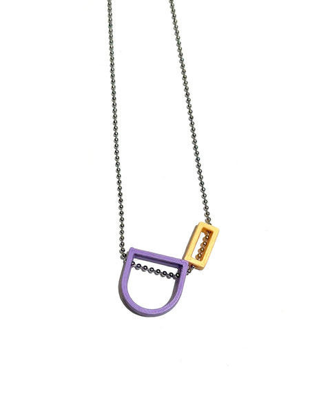 MENEO - Polígonos Mini Necklace 09
