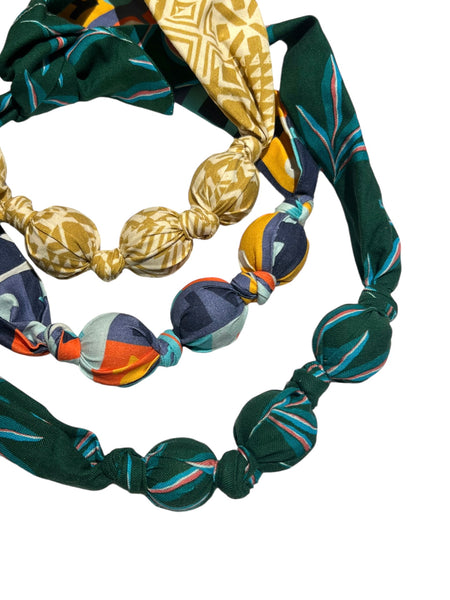 OMA DESIGNS- Fabric Necklaces