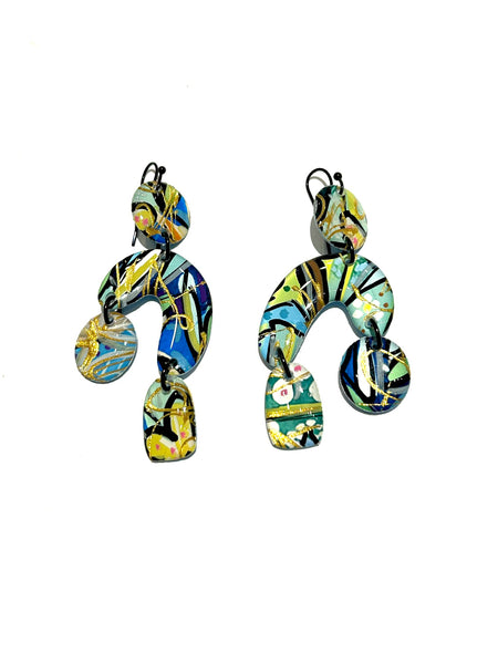 CAMBALACHE BY VIRGINIA NIN - Small Reversible Earrings - 04