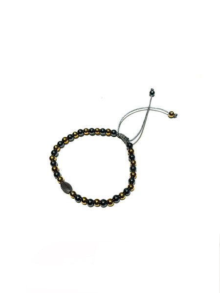 E-HC DESIGNS- Hematite Adjustable Bracelet