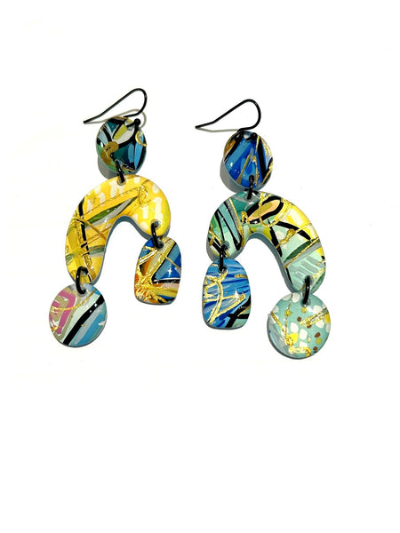 CAMBALACHE BY VIRGINIA NIN - Small Reversible Earrings - 05