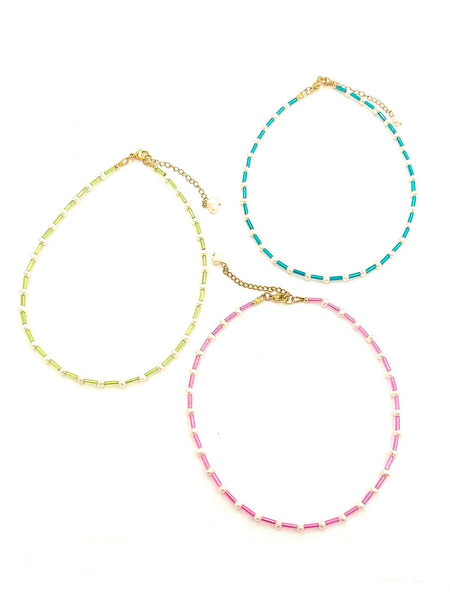 HC DESIGNS- Colorful Tube Chokers