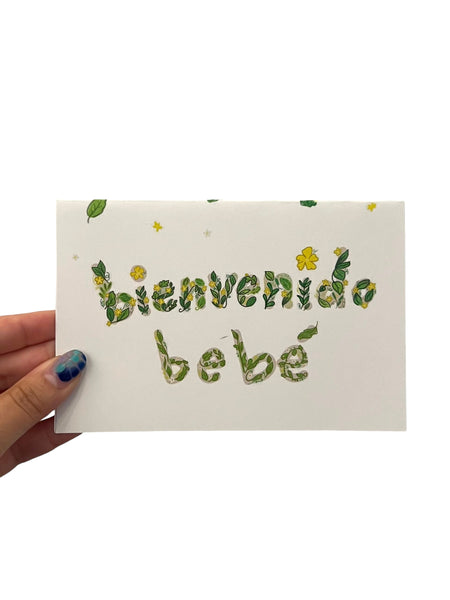 SAJORÍ - Bienvenido bebé - Greeting Card