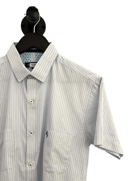 BORONEA- Dobby Stripe Shirt