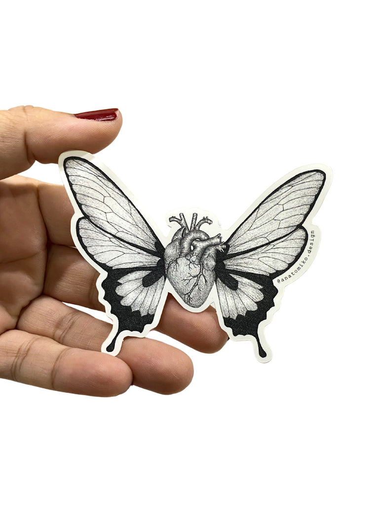 ANATOMIKO -Mariposa Corazón Sticker