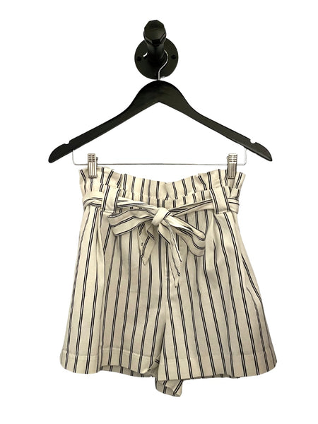 THRIFT- PaperBag Striped Shorts (L )