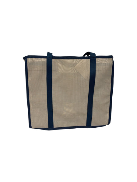 ARLENE MORILLO- Versa Talega Reversible Tote-Navy / White and Grey