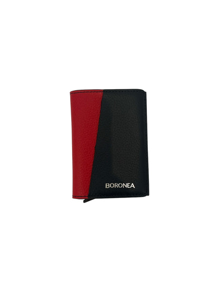 BORONEA - Slim Wallet - Blue and Red