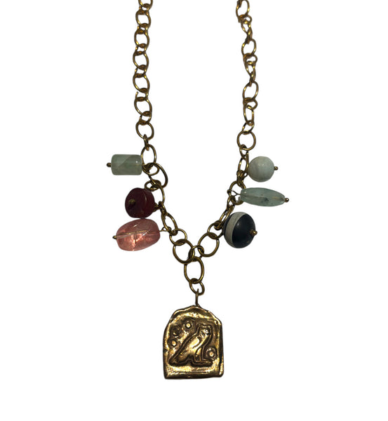 MONIQUE MICHELE- Owl Coin Necklace