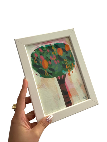 NÍVEA ORTÍZ - GIGLEÉ - Arbol - 5 x 7 Framed Print