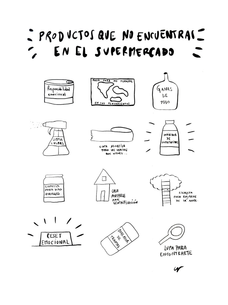 CONSUELO Y PUNTO - Art Print 5" x 7"- Productos Que No Encuentras En El Supermercado