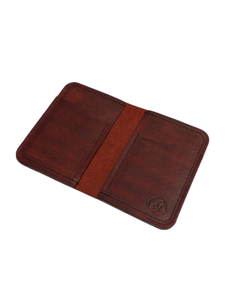 IGUACA -Simple vertical wallet - Rustic Red