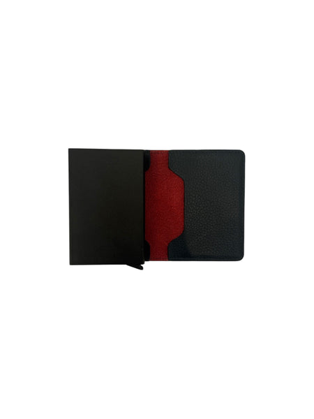 BORONEA - Slim Wallet - Blue and Red