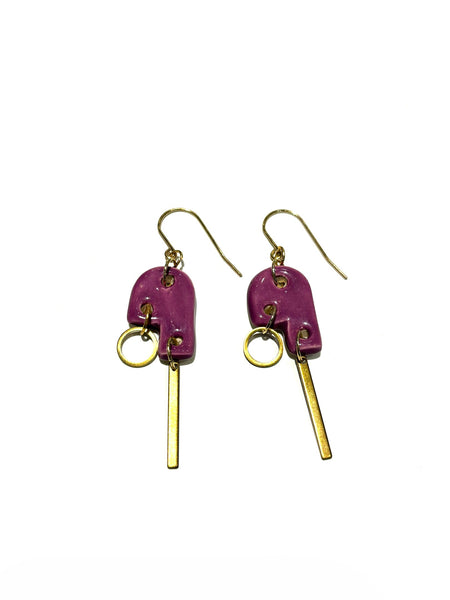 ITSARI - Dangle Earrings - Arc Semi Circle and Line Earrings (More colors available)