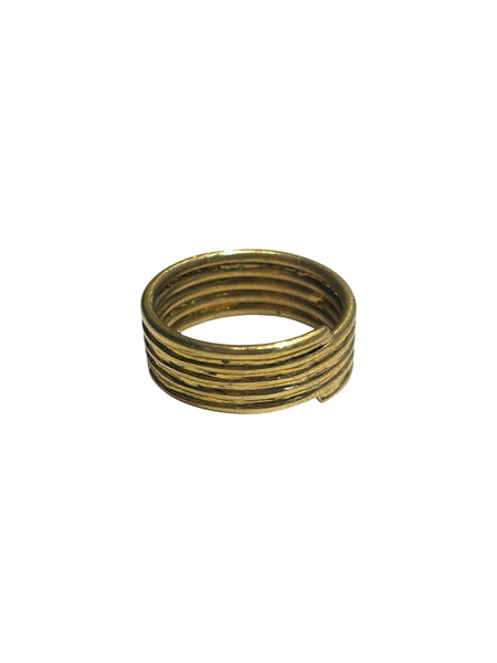 AVI- Spiral Ring - Brass