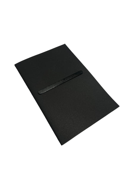 JUST B CUZ- Slim Notebook - Black