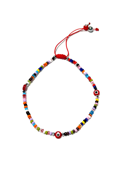 E-HC DESIGNS- Seed Beads Adjustable Anklet (more styles available)