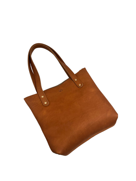 IGUACA- Medium Leather - Tote Bag Medium Brown