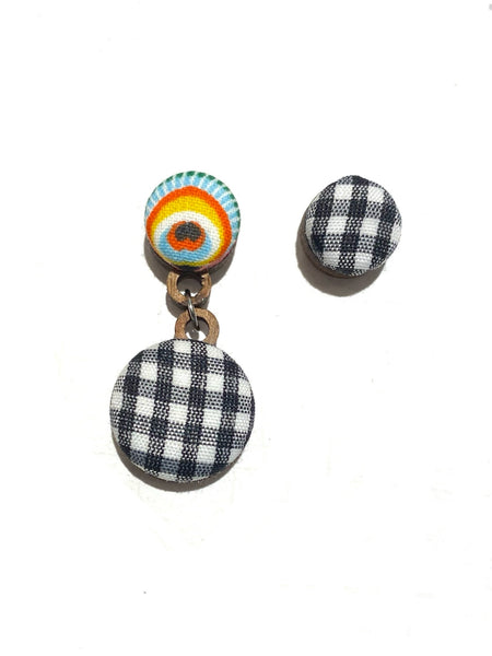 BOTÓN DE AZÚCAR - Asymmetrical Short- Gingham
