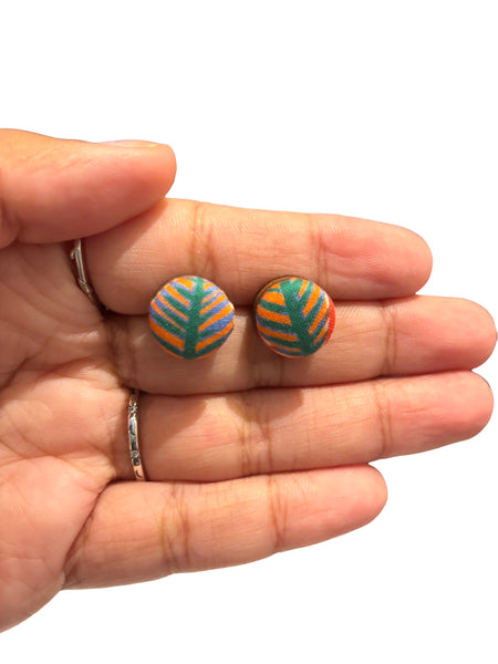 BOTÓN DE AZÚCAR- Small Studs- Palms