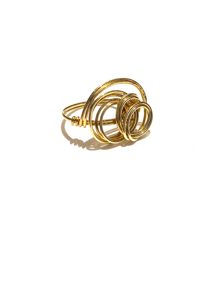 NIS Designs- Abstract Wired Ring