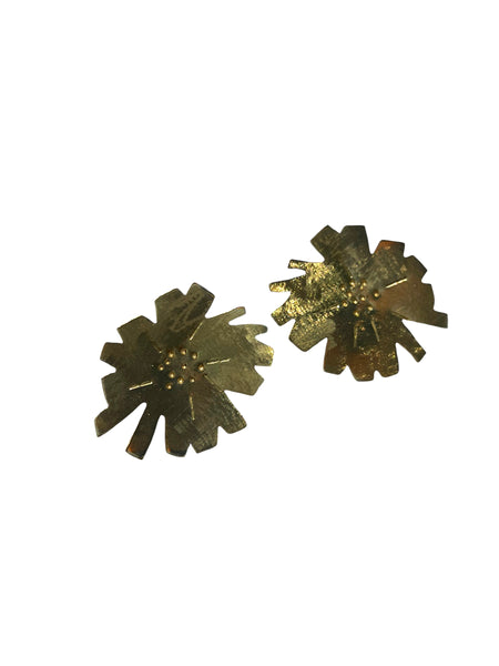 NIS Designs- Large Flower Earrings