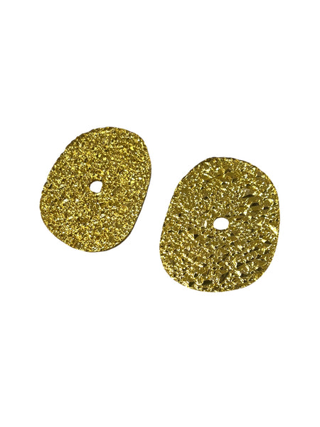 FORASTERA - Oval Taíno Studs / Metallic