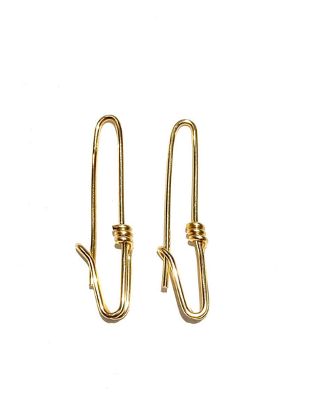 NIS Designs- Paperclip Earrings