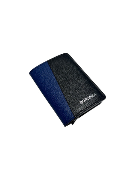 BORONEA - Slim Wallet - Black and Blue