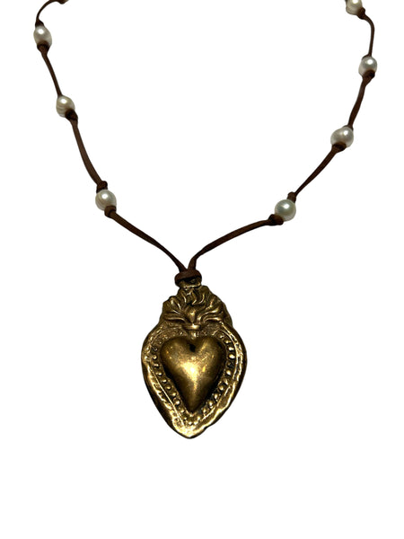 MONIQUE MICHELE- Sacred Heart Necklace