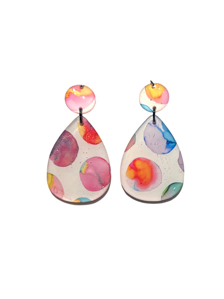 CAMBALACHE BY VIRGINIA NIN- Big Earrings - Reversible - Multi / Drop