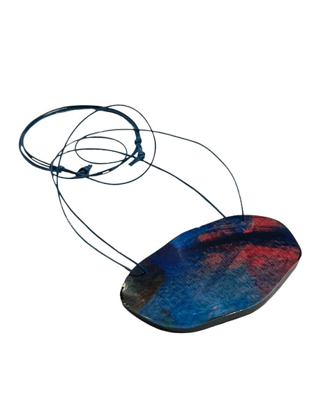 MIND BLOWING PROJECT- Paisaje Necklace - Blue - Black - Pink