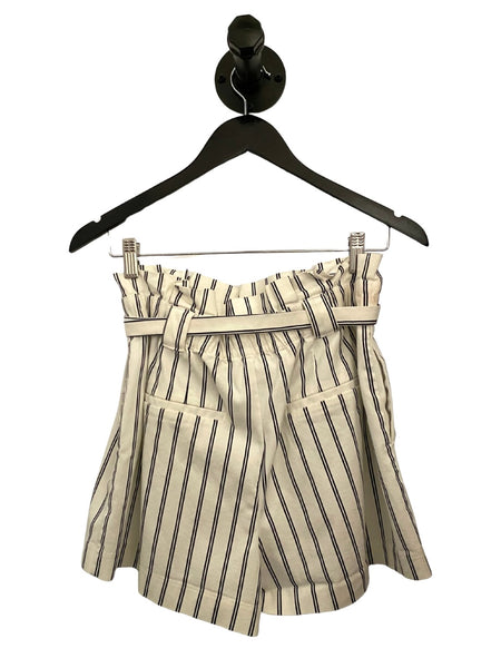 THRIFT- PaperBag Striped Shorts (L )