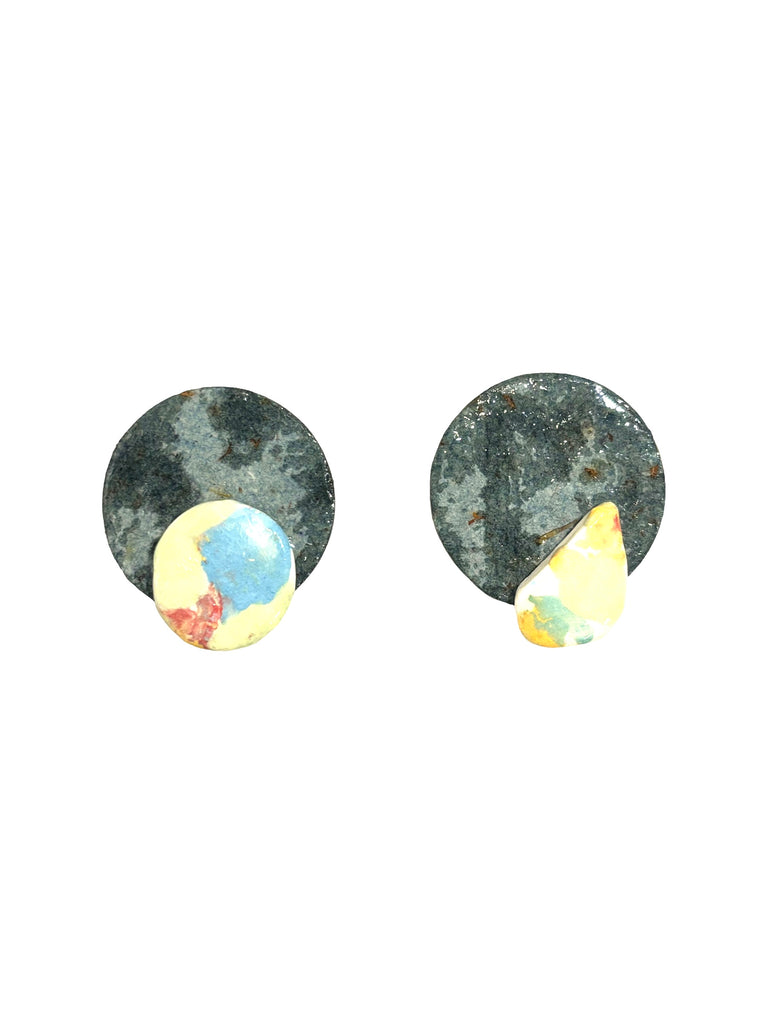 CONTRASTE- Paisaje Circle Earrings 1