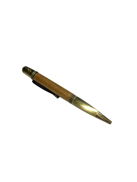 TRENCHE- Sierra - #1285 Capa Prieto Retractable Pen- Golden