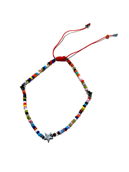 E-HC DESIGNS- Seed Beads Adjustable Anklet (more styles available)