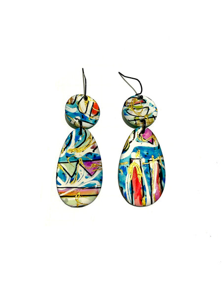 CAMBALACHE BY VIRGINIA NIN - Small Reversible Earrings - 02