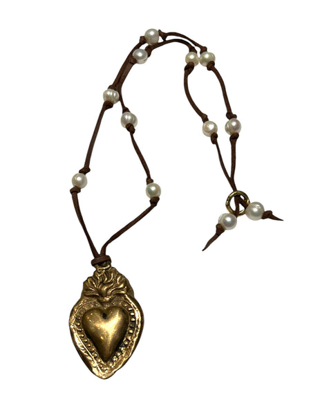 MONIQUE MICHELE- Sacred Heart Necklace