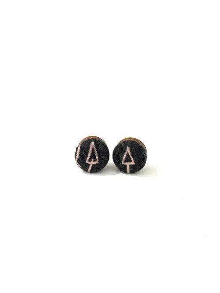 BOTÓN DE AZÚCAR - Small Studs - Rose Gold Arrow