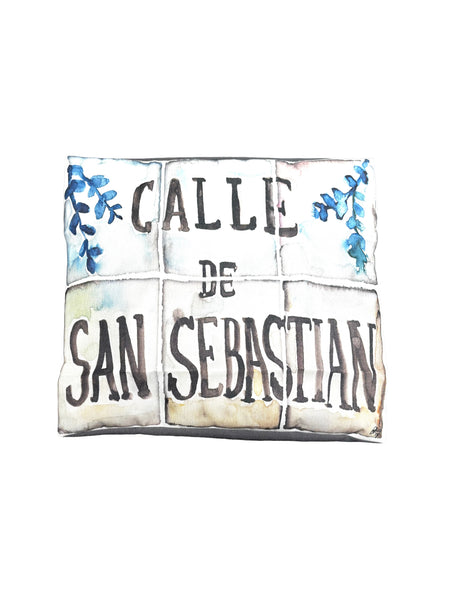 HABÍA UNA VEZ- Sofa Cushion Cover - Calles San Sebastian